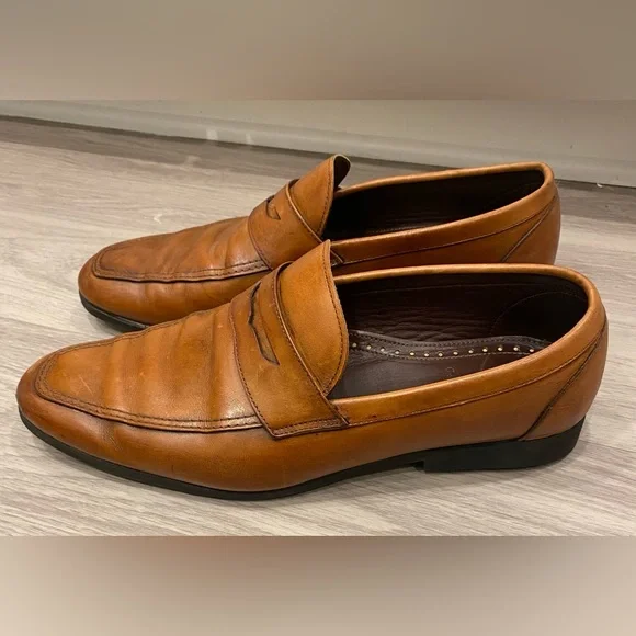 Allen Edmonds Georgetown Brown Leather Penny Loafers Men’s 8.5 ALLEN EDMONDS Made in USA Georgetown Penny Loafer in Brown  main image 4